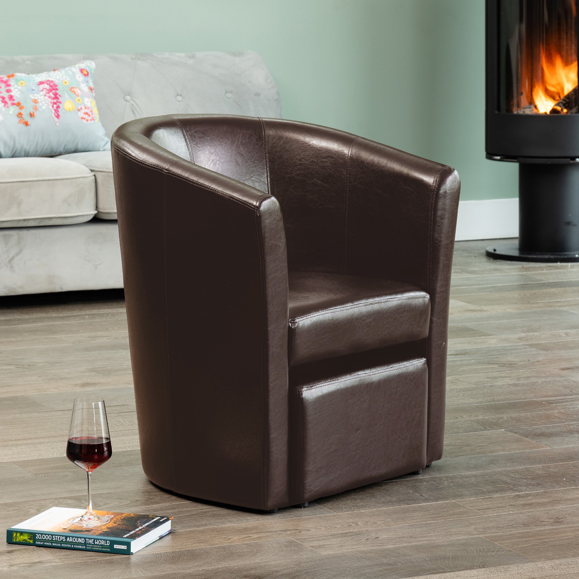 Artemis Home Halewood Tub Chair - Brown