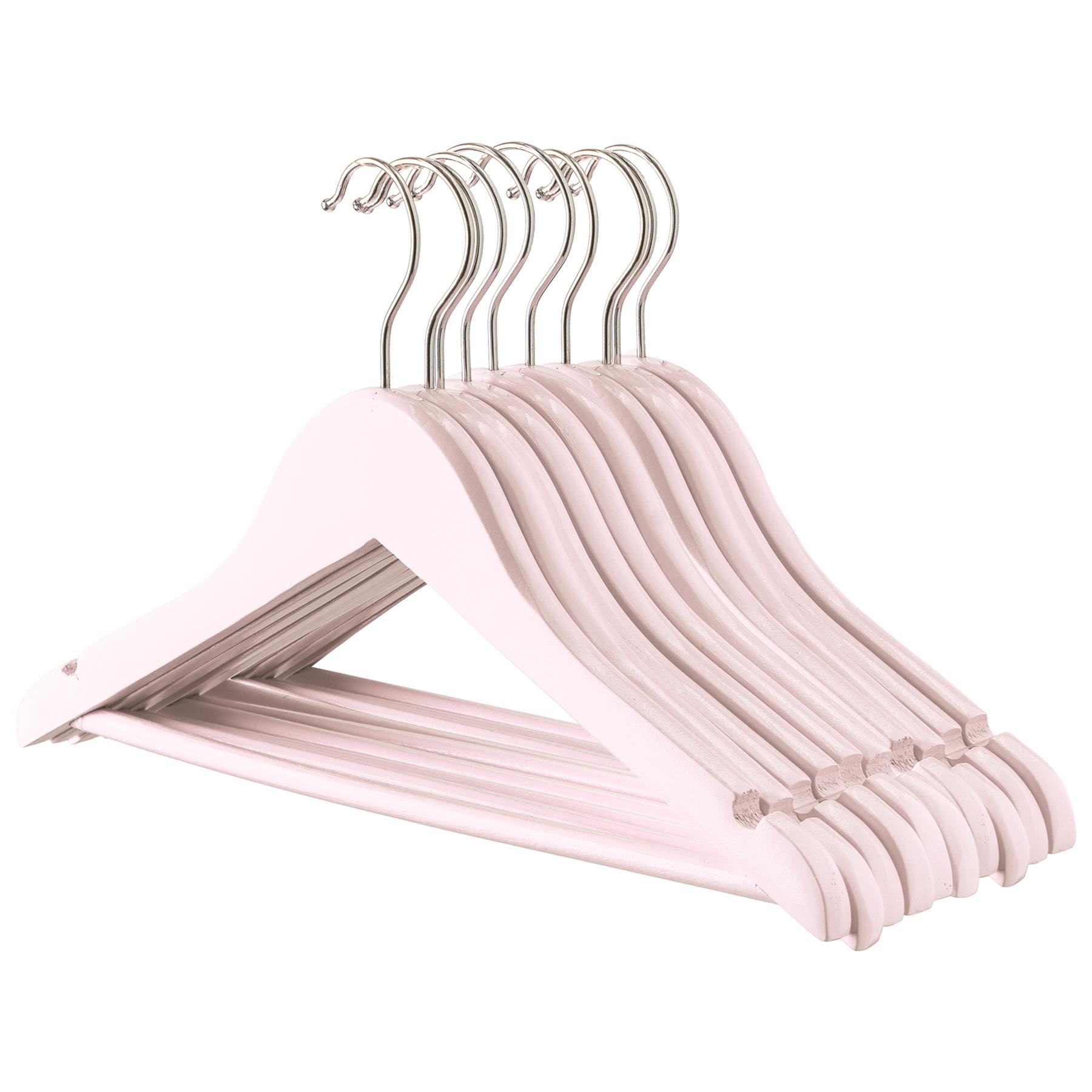 Harbour Housewares Wooden Children's Hangers - Pack of 10
