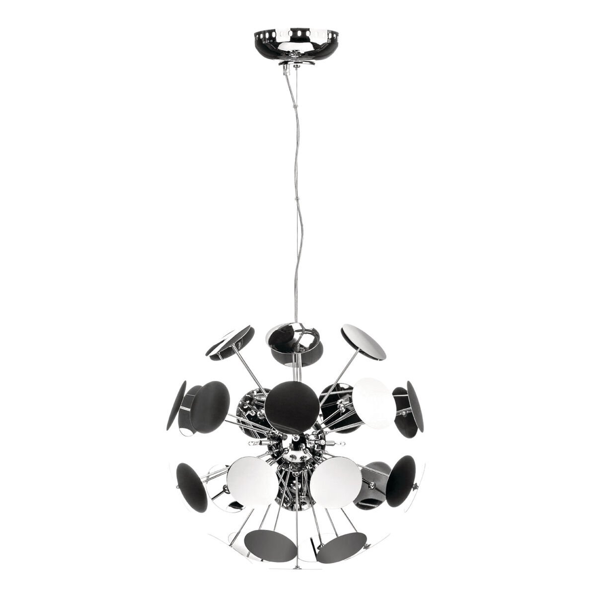 Orsina Maren Disc Small Pendant Light - Silver