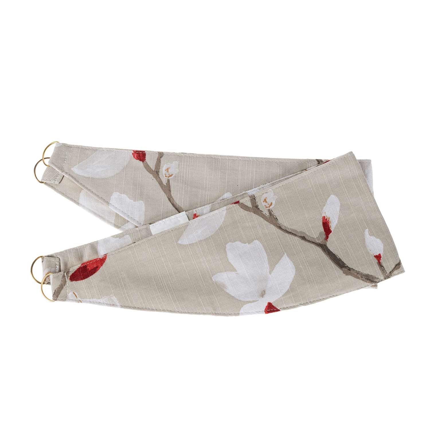 Homescapes Pack of 2 Anita Floral Tie Backs – Red