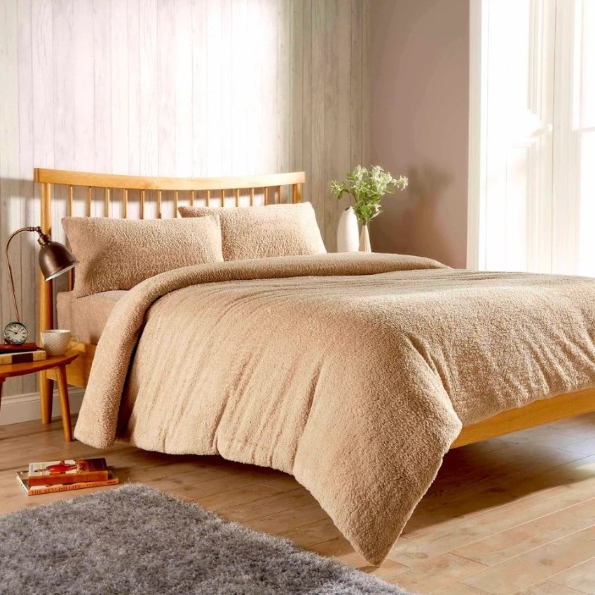 New Edge Blinds Original Teddy Taupe Duvet Set - Double