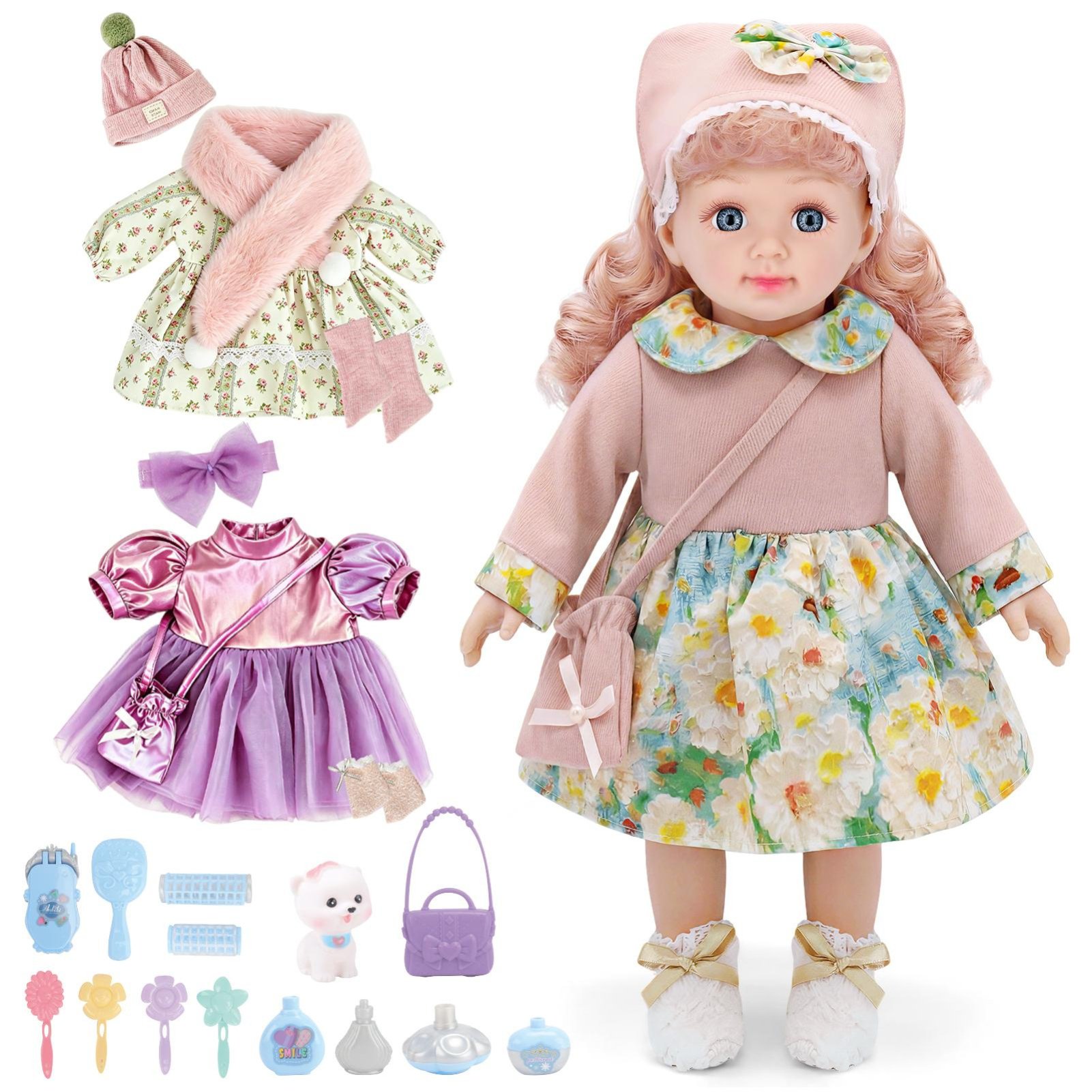 deAO Fashion Doll With 3 Outfits