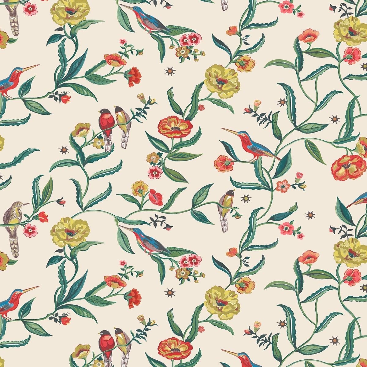Cath Kidston Birds Wallpaper - Cream