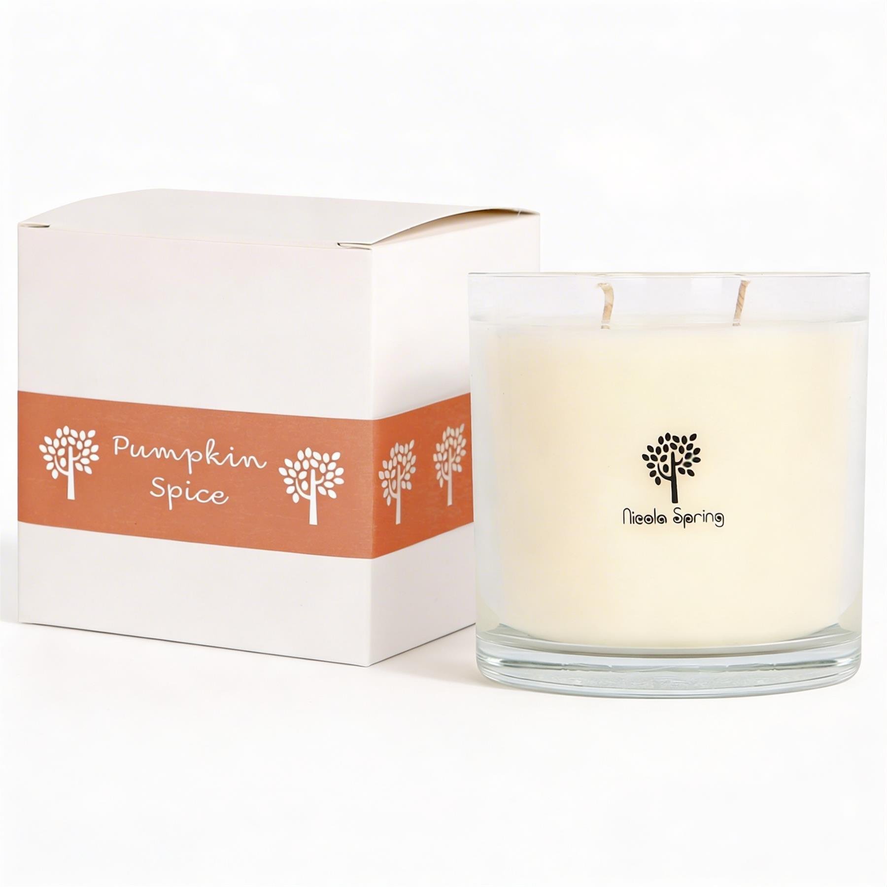 Nicola Spring 400ml Soy Wax Scented Candle - Pumpkin Spice