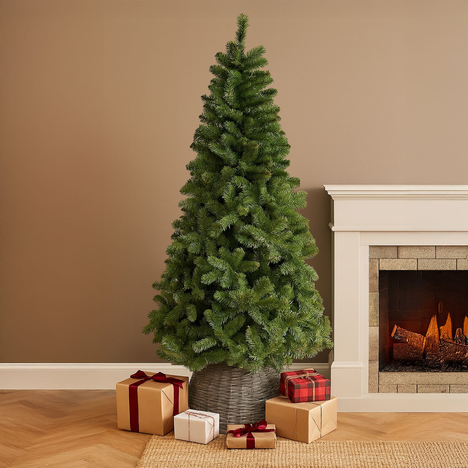 7ft Neo Scandinavian Tips Spruce Fir Tree Artificial Christmas Tree Xmas