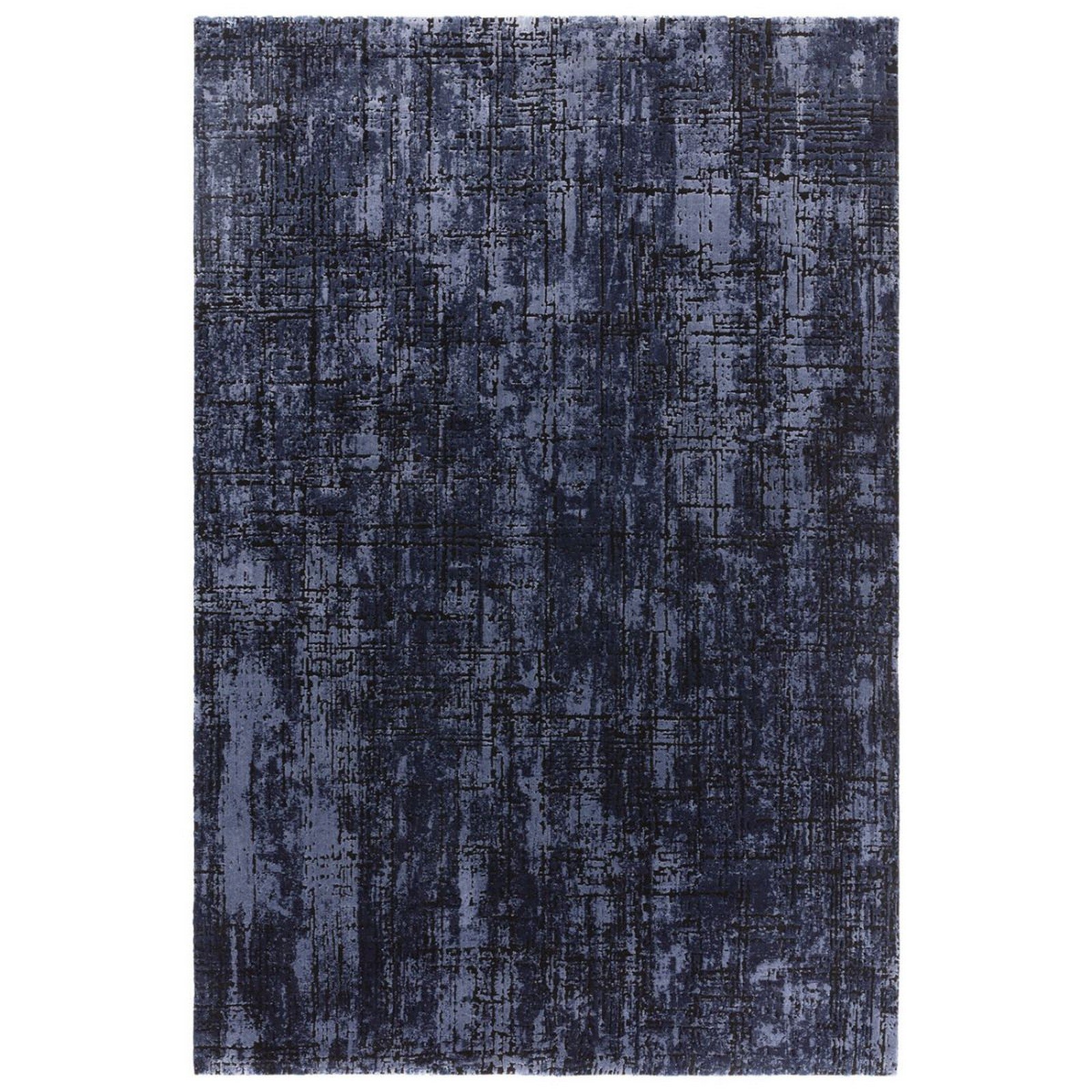 Mega Flooring Blue Modern Abstract Rug - 120 x 170cm