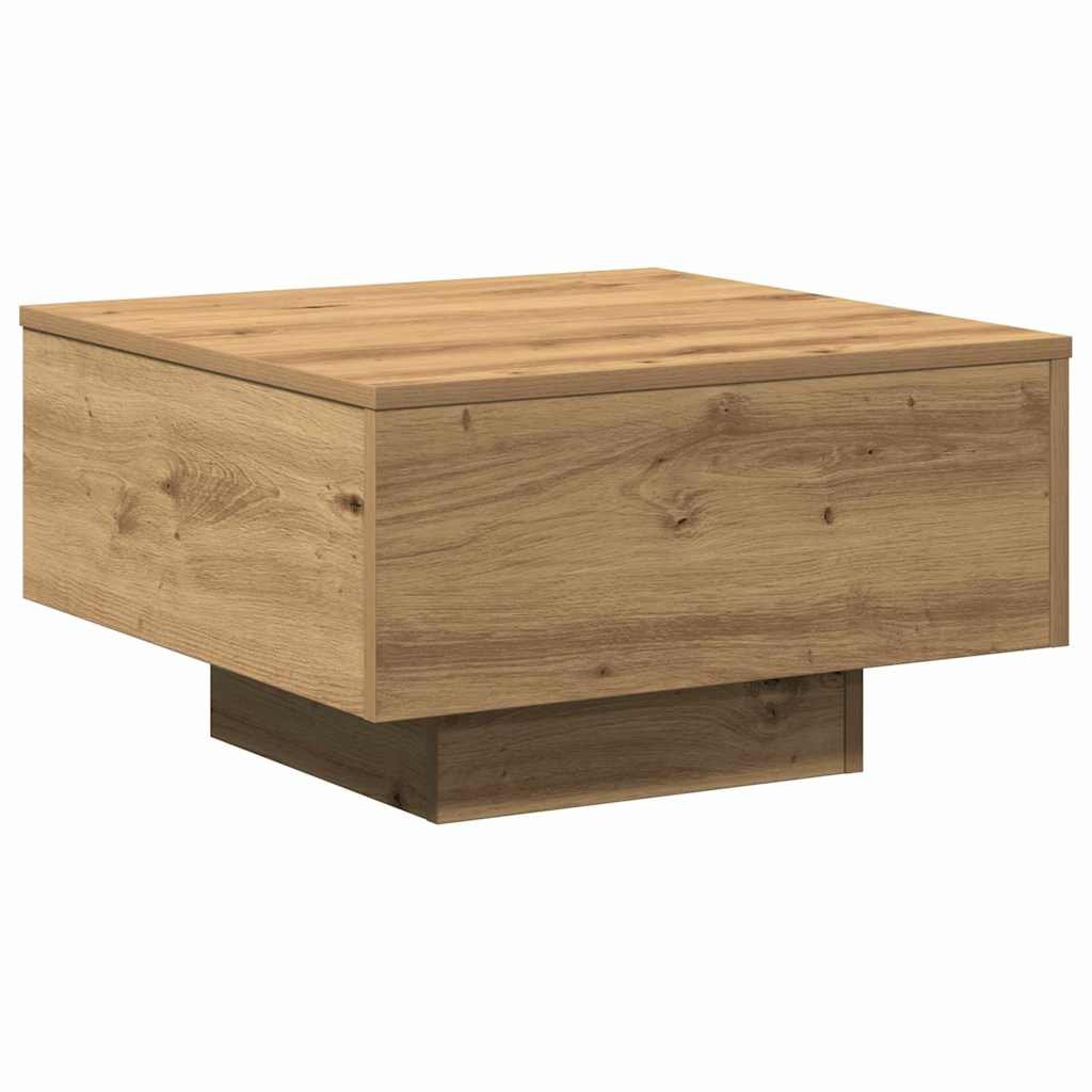 Walplus Coffee Table - Artisan Oak - 55 x 55 x 31 cm