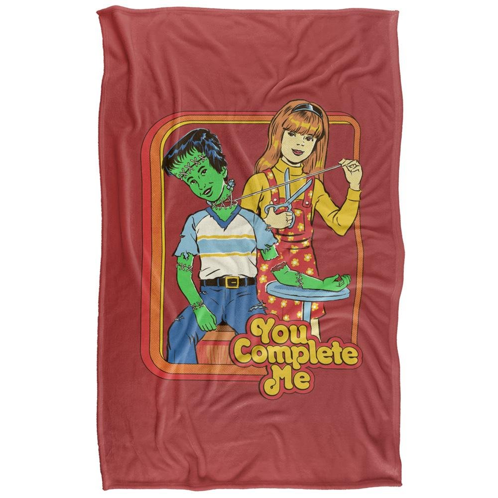 Steven Rhodes You Complete Me Soft Touch Blanket - 147cm x 91cm