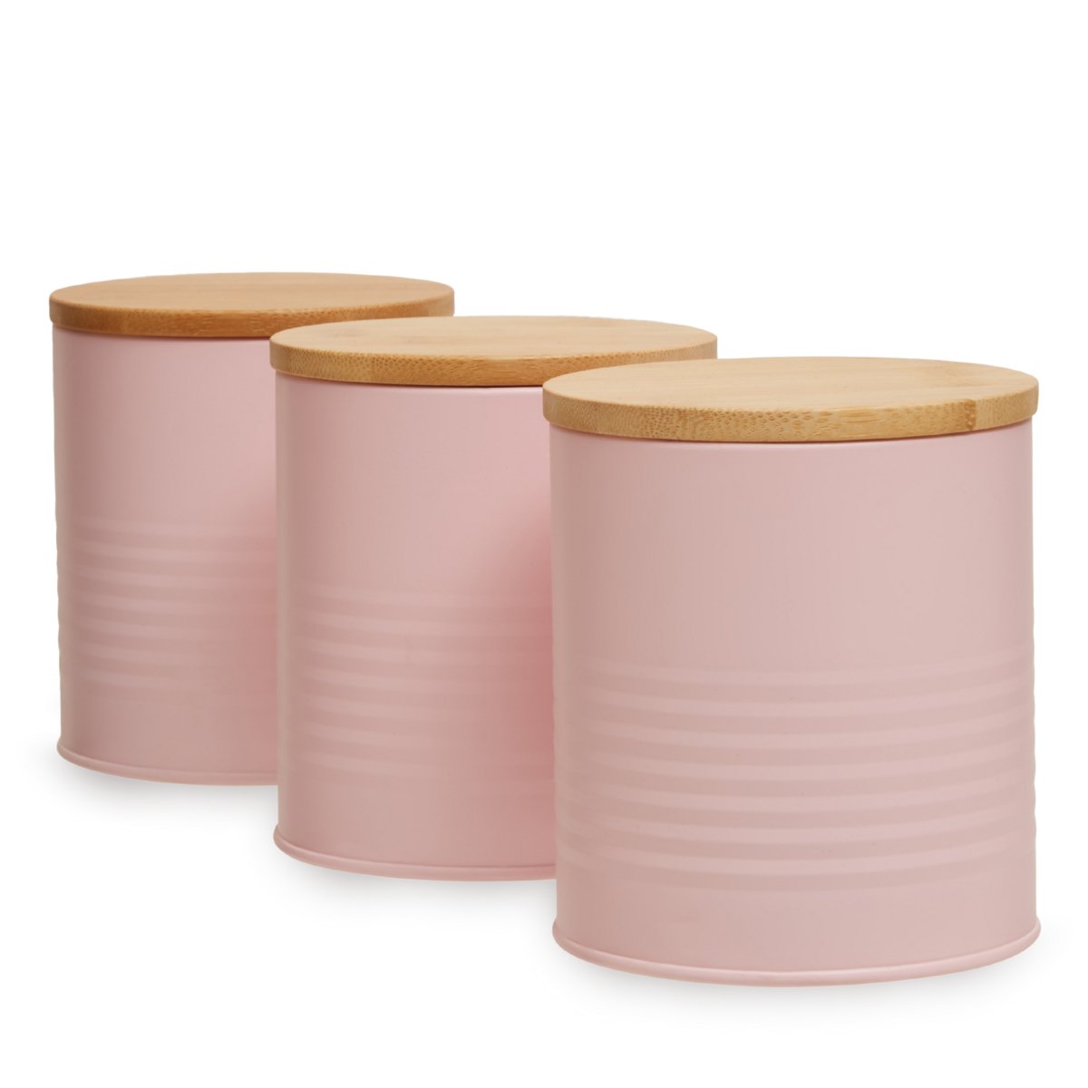 Orsina Set Of 3Alton Cannisters – Pink