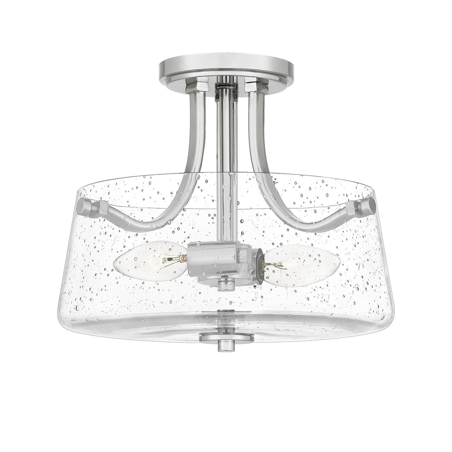 Elstead Quoizel Flush Ceiling Light - Polished Nickel