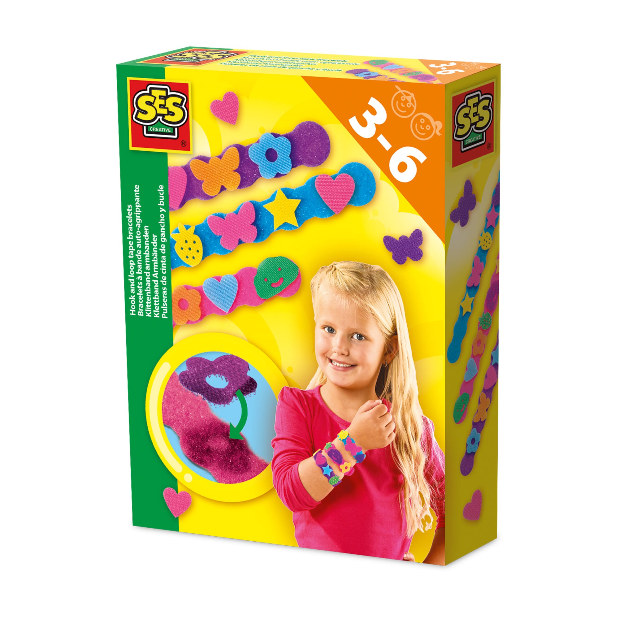 SES Creative Hook and Loop Tape Bracelets Craft Set