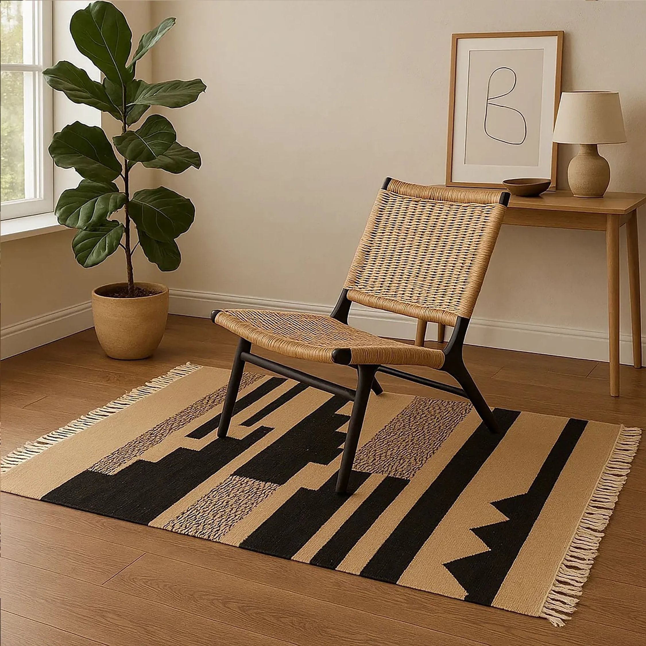 Orsina Brown Bosie Trenza Rug - 120 x 180cm