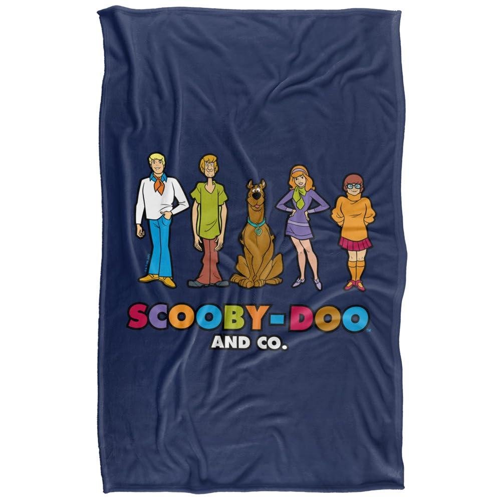Scooby Doo And Co Lineup Soft Touch Blanket - 147cm x 91cm
