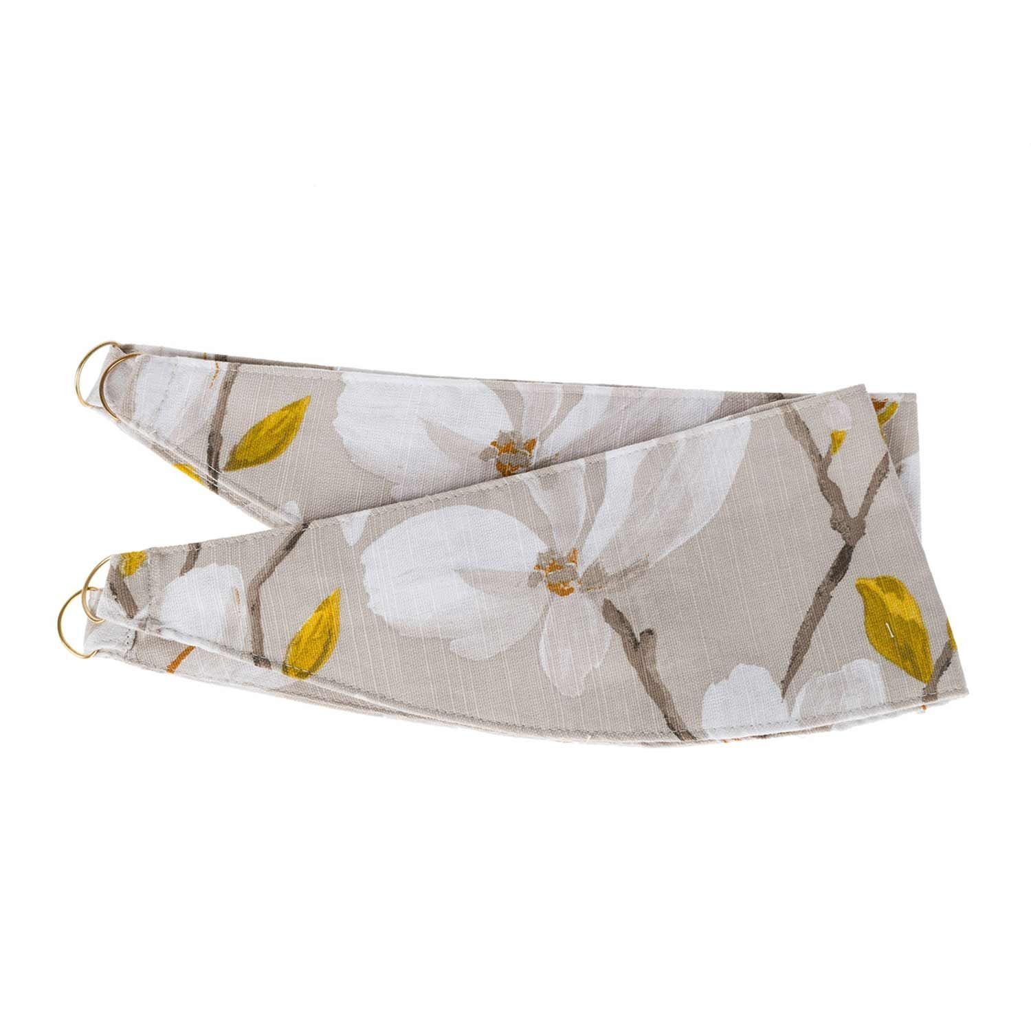 Homescapes Pack of 2 Anita Floral Tie Backs – Yellow