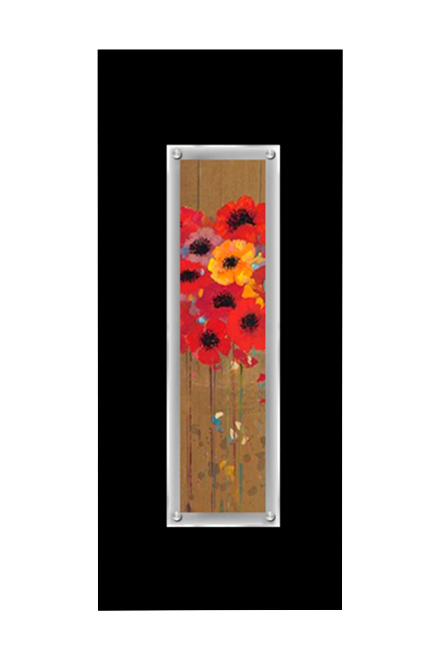 Orsina Poppies 2 Tall Framed Wall Art