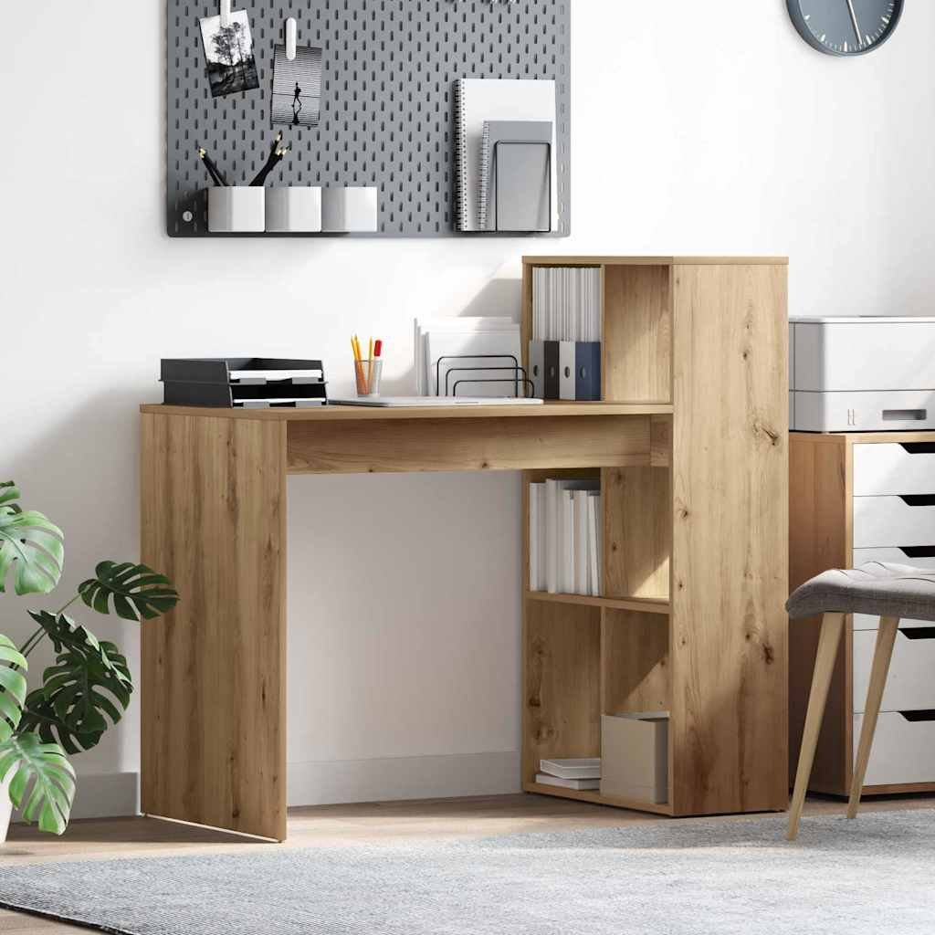 Walplus Engineered Wood Desk - Oak - 108 x 55 x 103.5 cm