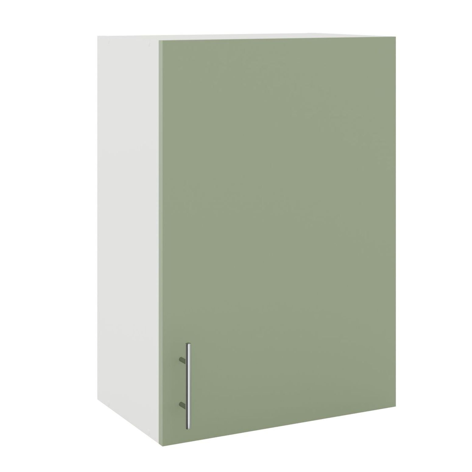 JD Greta 500mm Wall Cabinet with 1 Door - Sage Green Matt