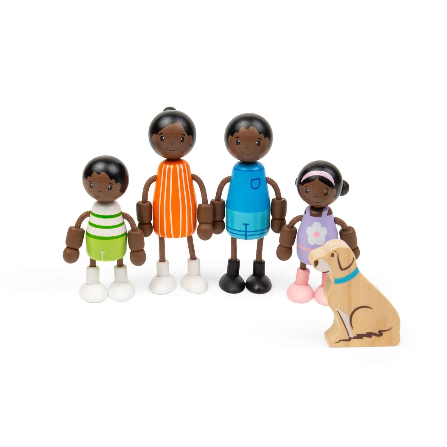 Tidlo Black Family Dolls - 18 Months +