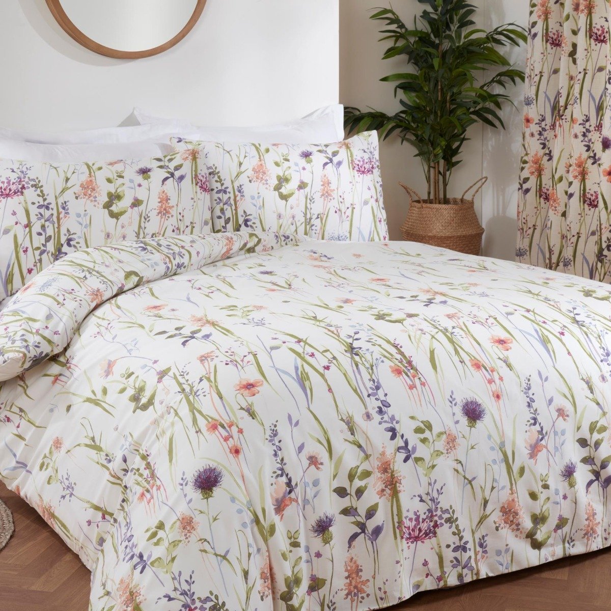 Sundour Hampshire Multicoloured Duvet Cover Set - Double