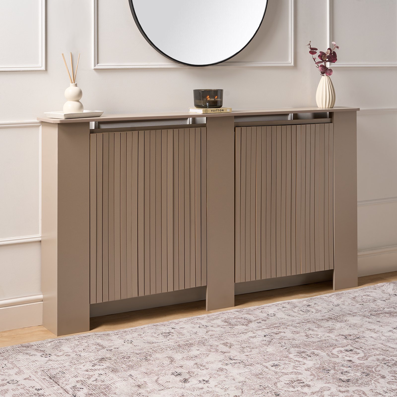 OHS Ribbed Radiator Cover - Natural - Large