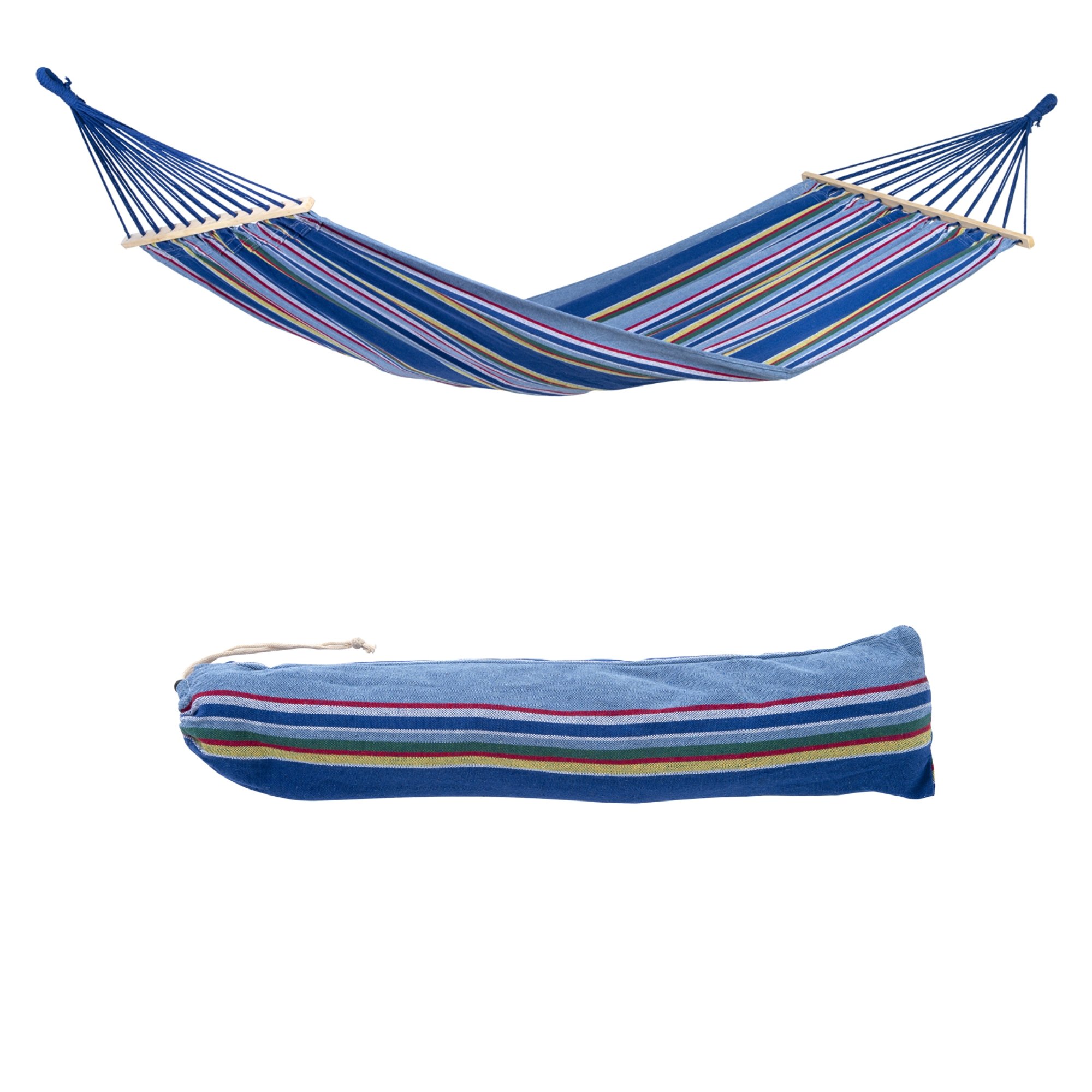 Amazonas Tonga Single Cotton Spreader Bar Hammock – Ocean