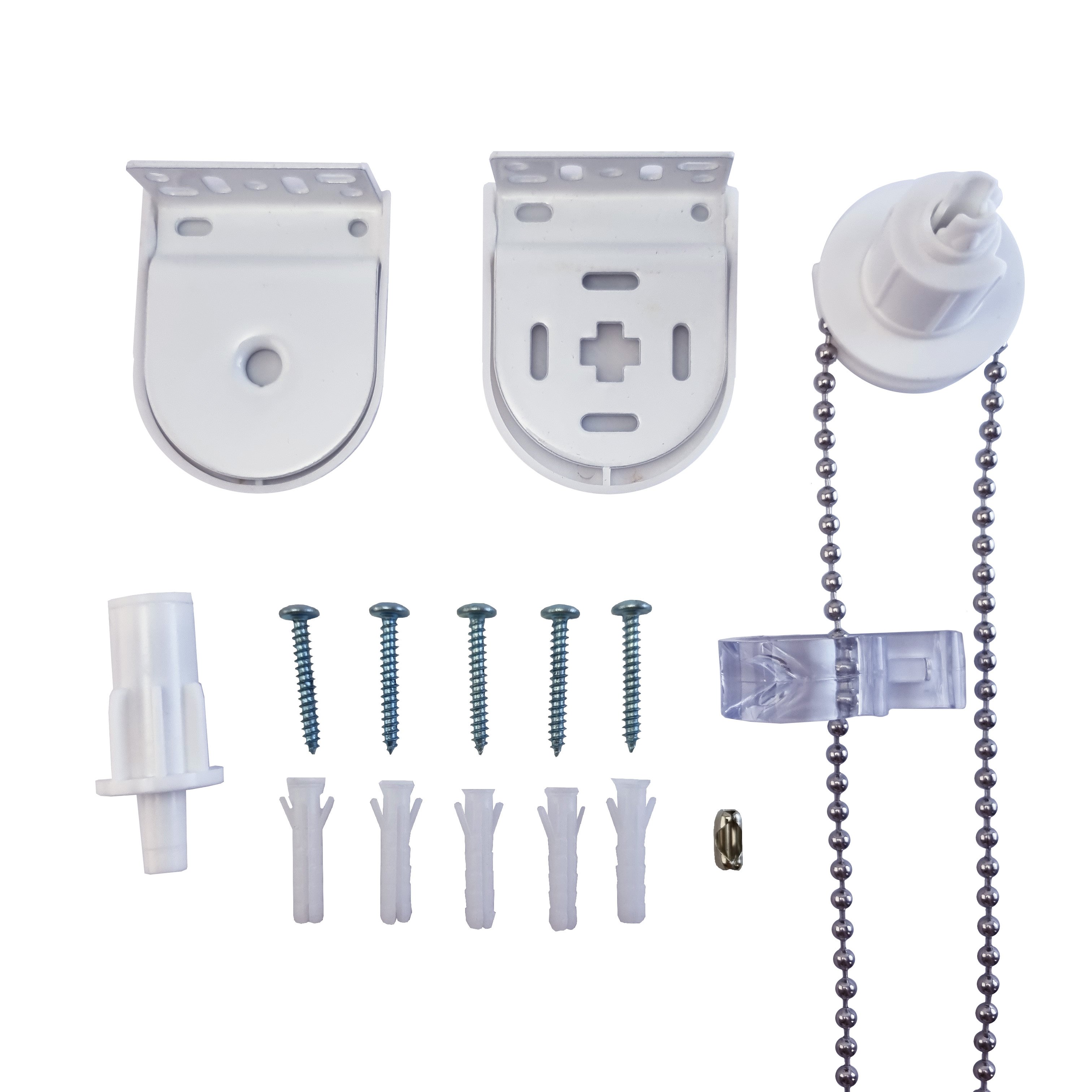 Furnished 25mm Metal Roller Blind Fitting Set
