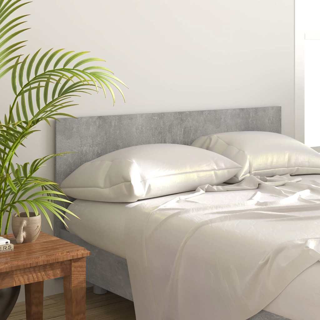 Walplus Engineered Wood Bed Headboard - Granite Grey - 160 x 1.5 x 80 cm