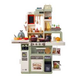 Living and Home Green Pretend Play Kitchen Set - Age 3+