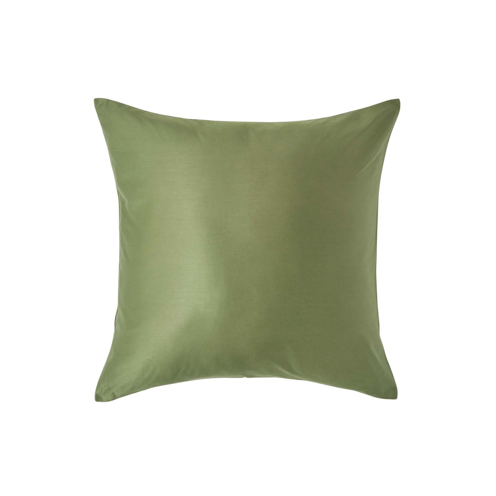 Homescapes Organic Egyptian Cotton Pillowcase - 40 x 40 cm - Moss Green