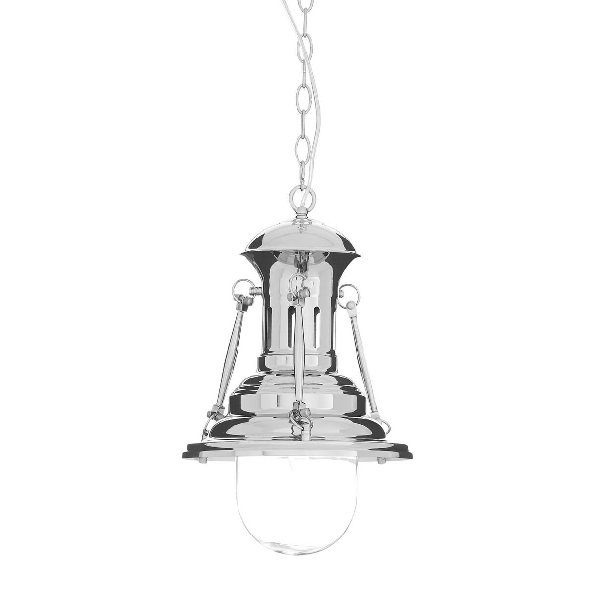 Orsina Lexington Small Lighthouse Pendant Light - Silver