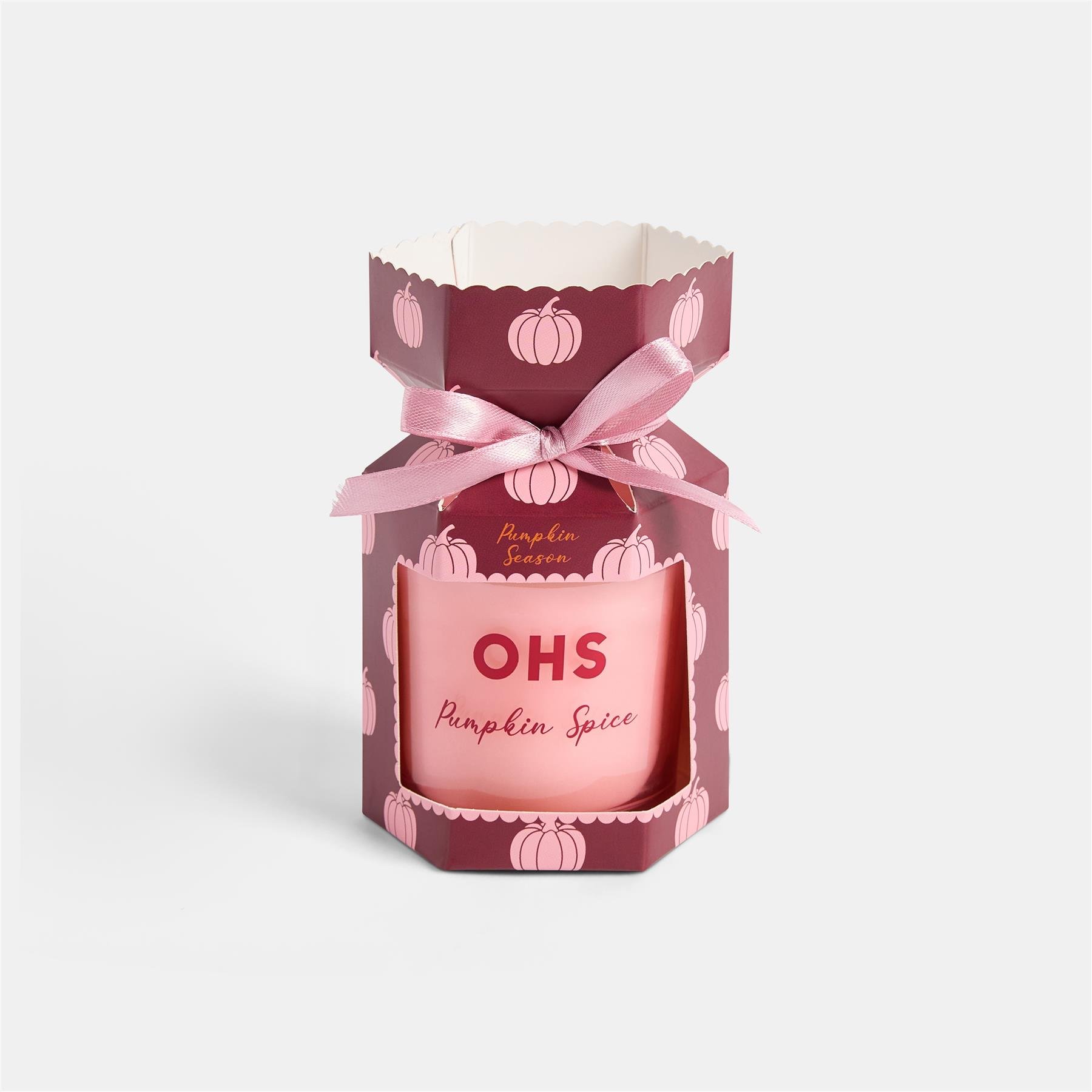 OHS Scented Glass Candle - Pumpkin Spice