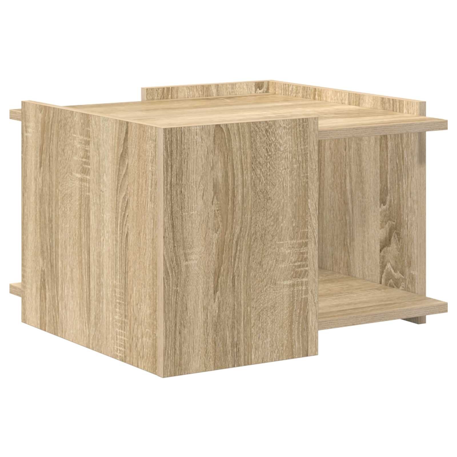 Walplus Engineered Wood Coffee Table - Sonoma Oak - 50.5 x 50 x 33 cm