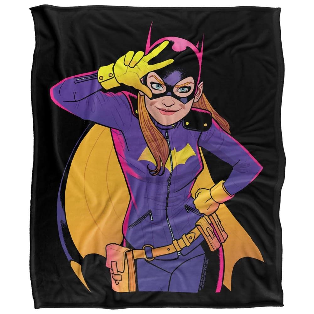 Batman Batgirl Move Supersoft Blanket - 152cm x 127cm