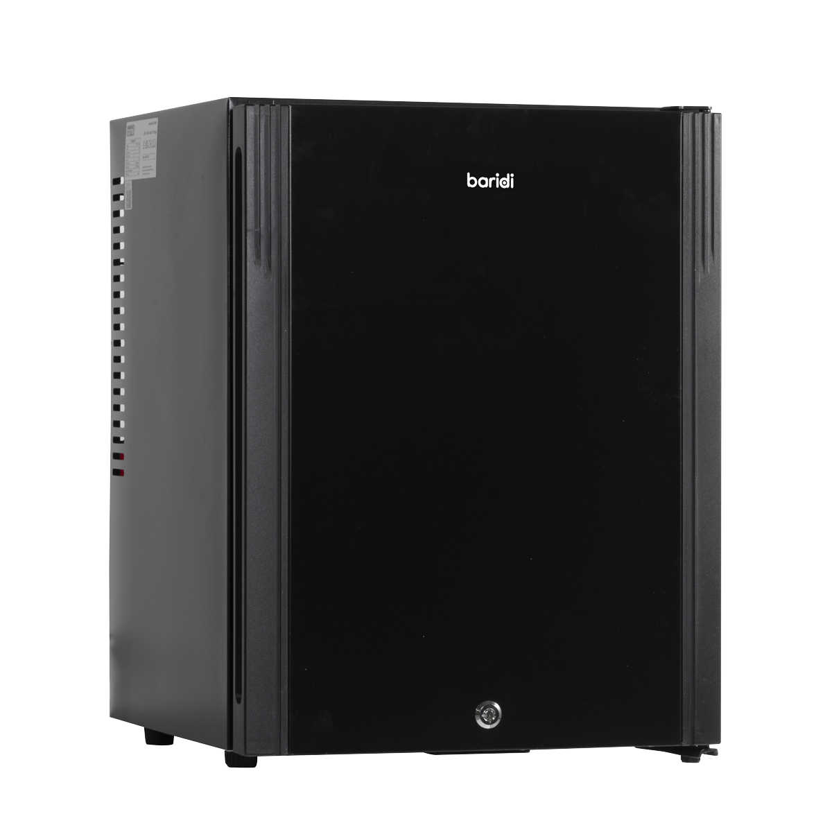 Baridi 35L Thermoelectric Lockable Mini Drinks Fridge - Black