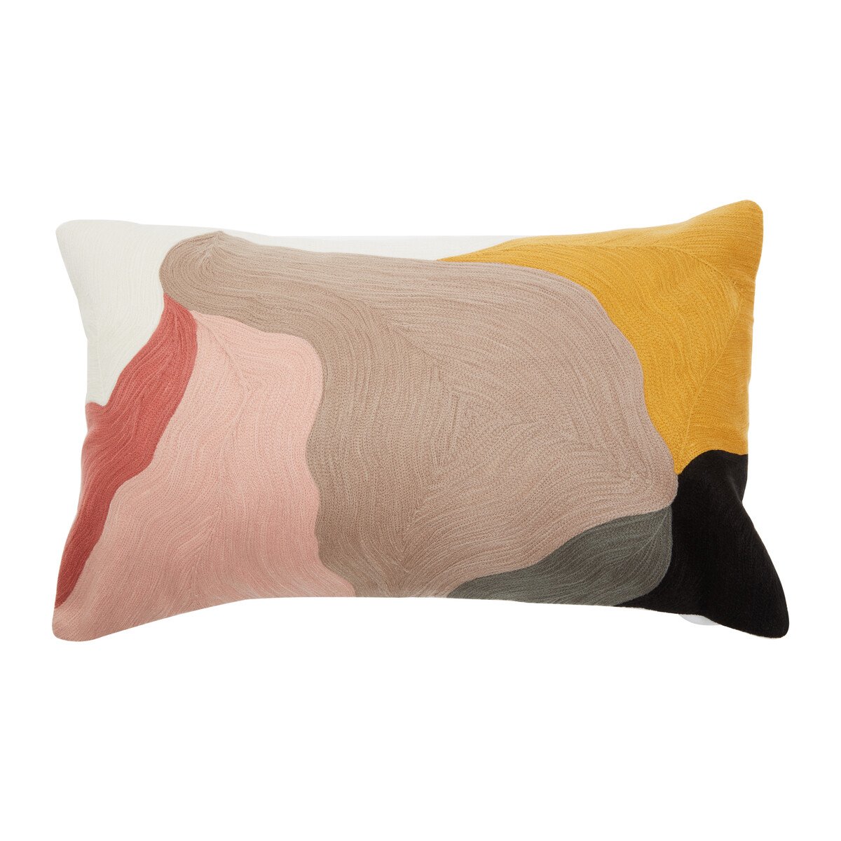 Orsina Bosie Ozella Multi Coloured Abstract Terrain Rectangular Cushion – Assor