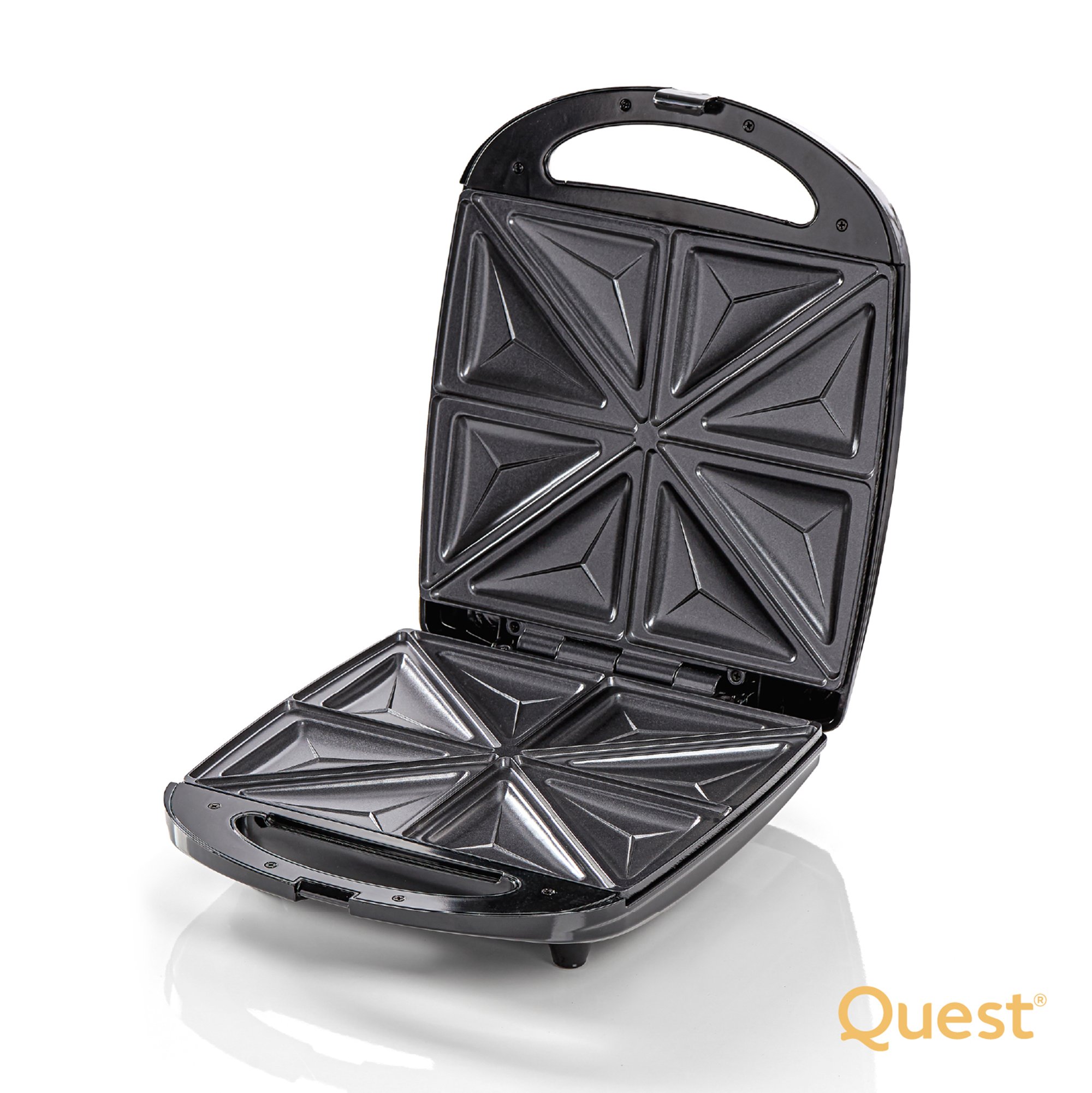Quest 4-Slice Toastie Maker With Non-Stick - Black