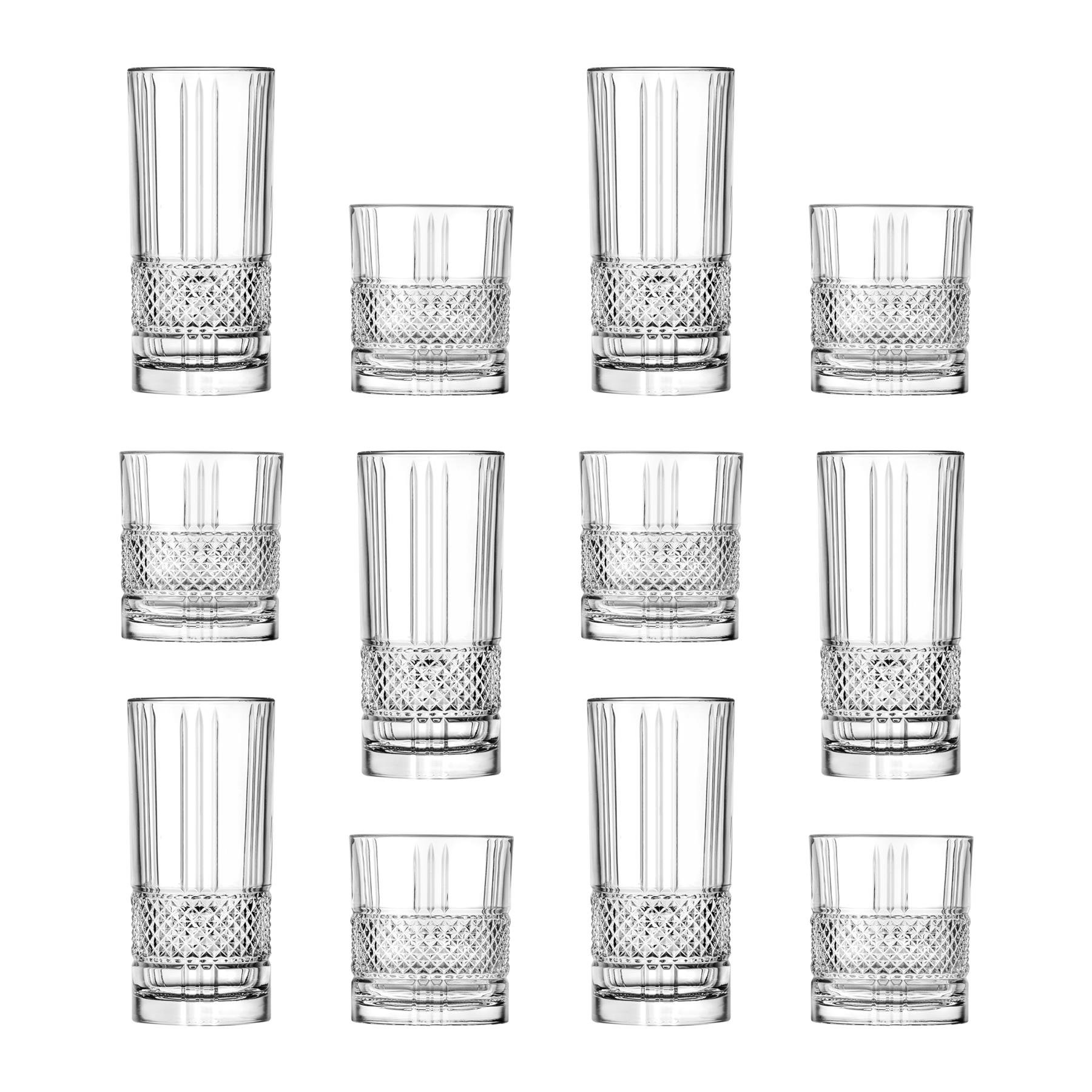 RCR Crystal 12 Piece Brillante Glassware Set