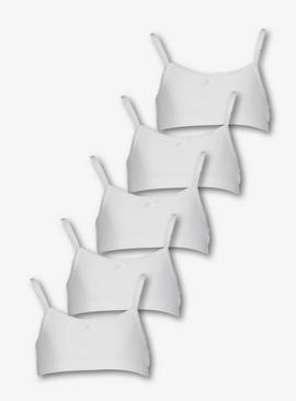 White Crop Tops 5 Pack