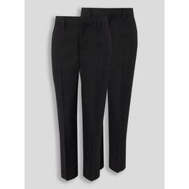 Grey Reinforced Knees Trousers 2 Pack 