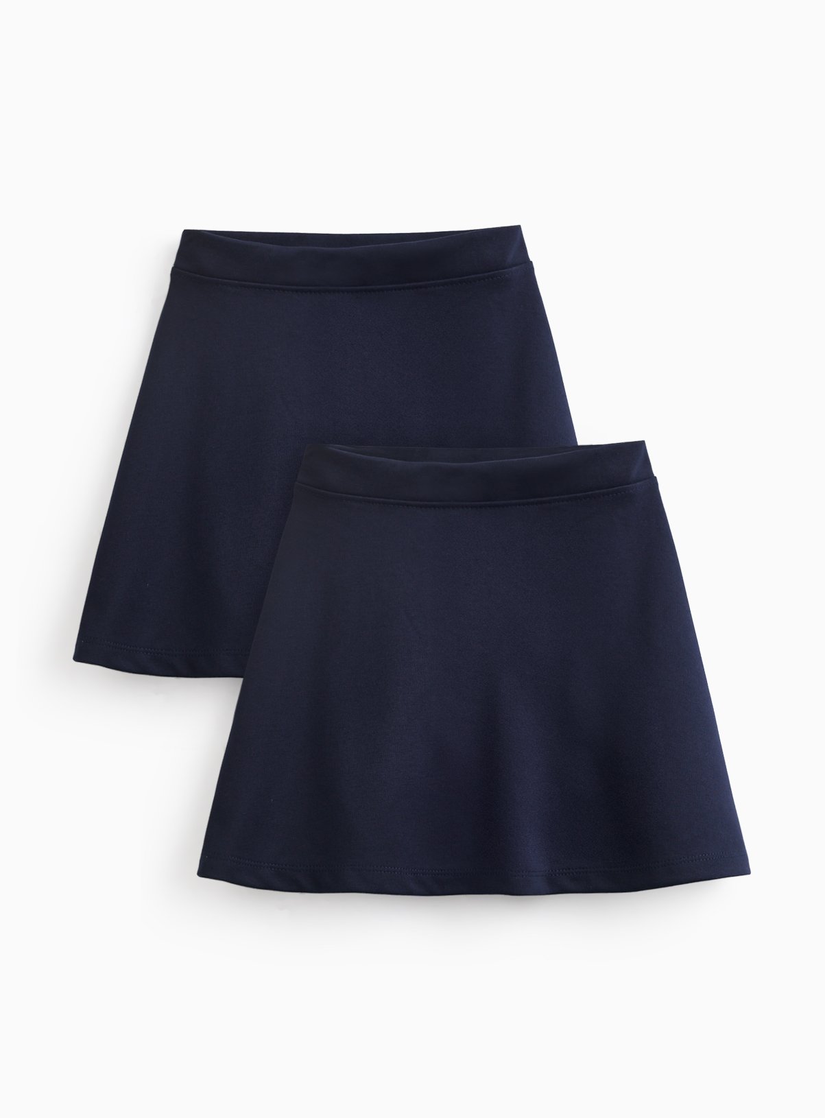 2 Pack Navy Jersey Skater Skirts 10 years