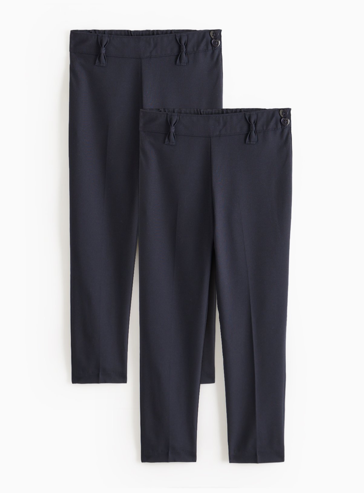 Navy Longer Leg Trouser 2 Pack 