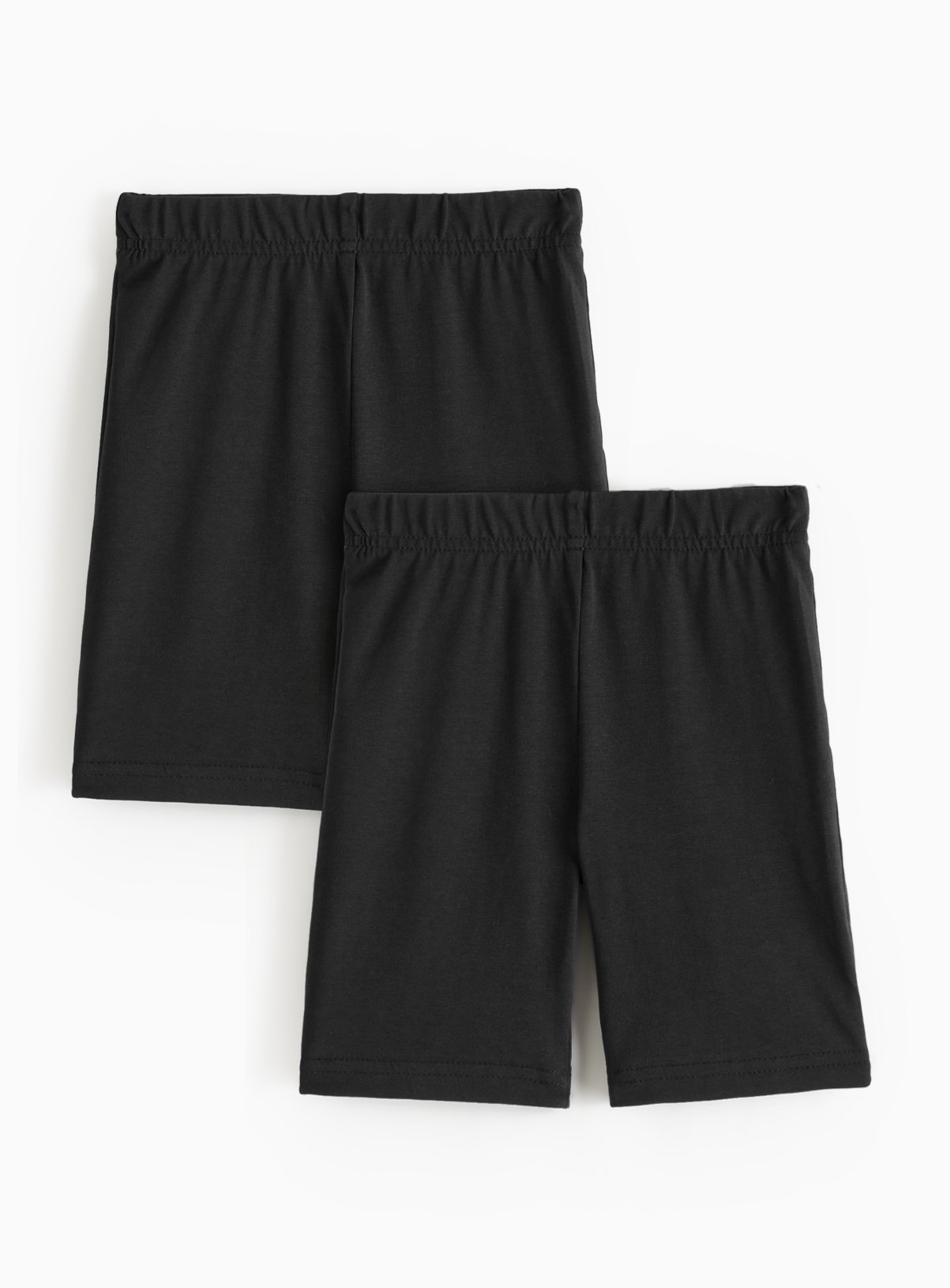 2 Pack Black Cycling Shorts 8 years