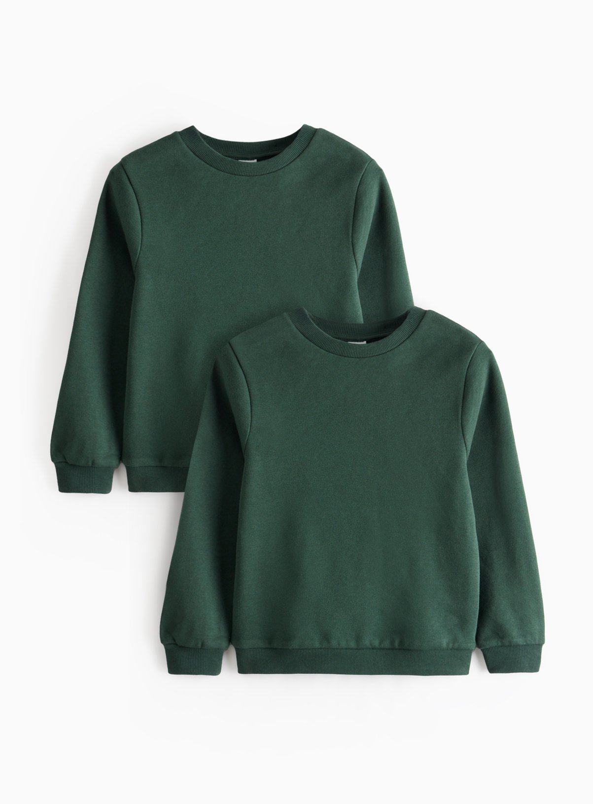 Green Crew Neck Sweatshirt 2 Pack 9 years