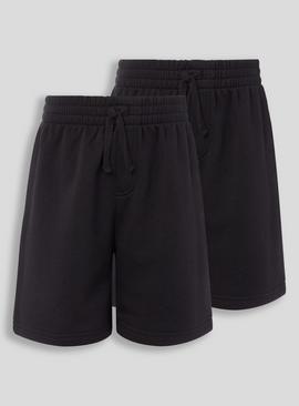 Black Sweat Shorts 2 Pack 