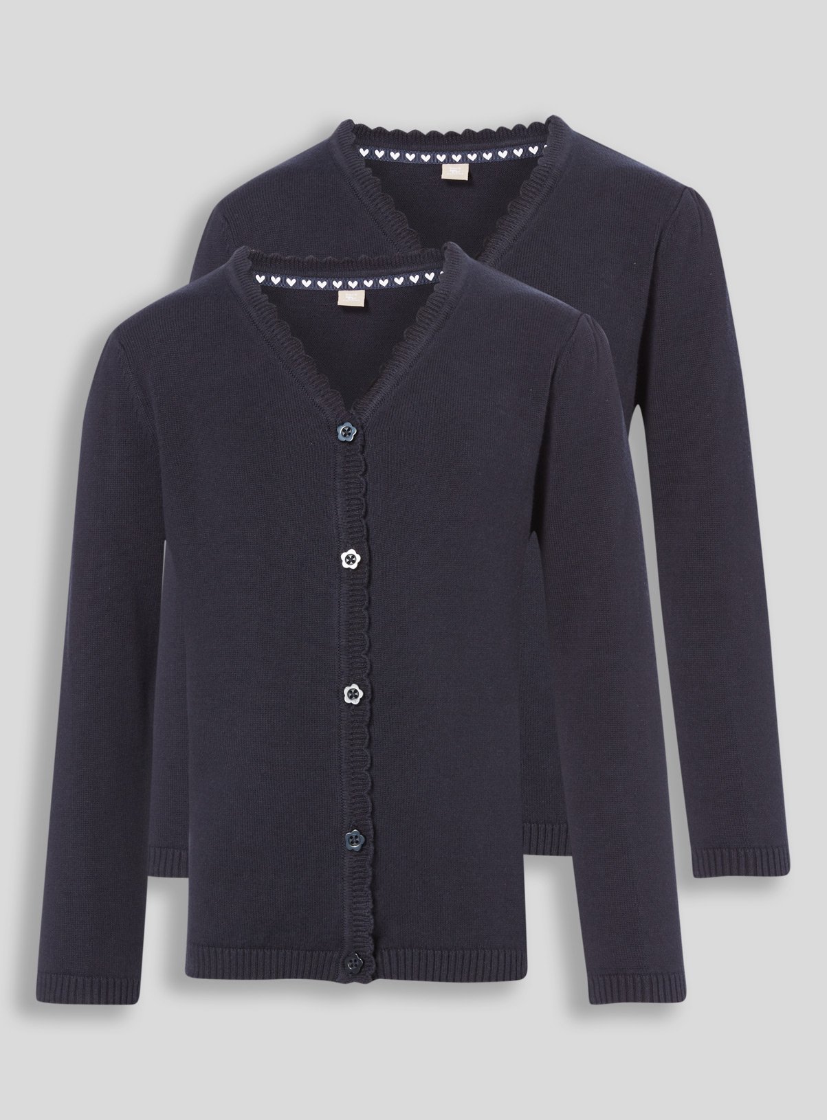 navy school cardigan with pockets