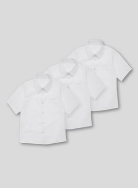 White Woven Non Iron Shirts 3 Pack 
