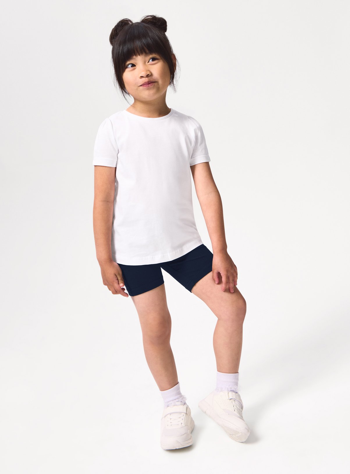 2 Pack Navy Cycling Shorts 13 years