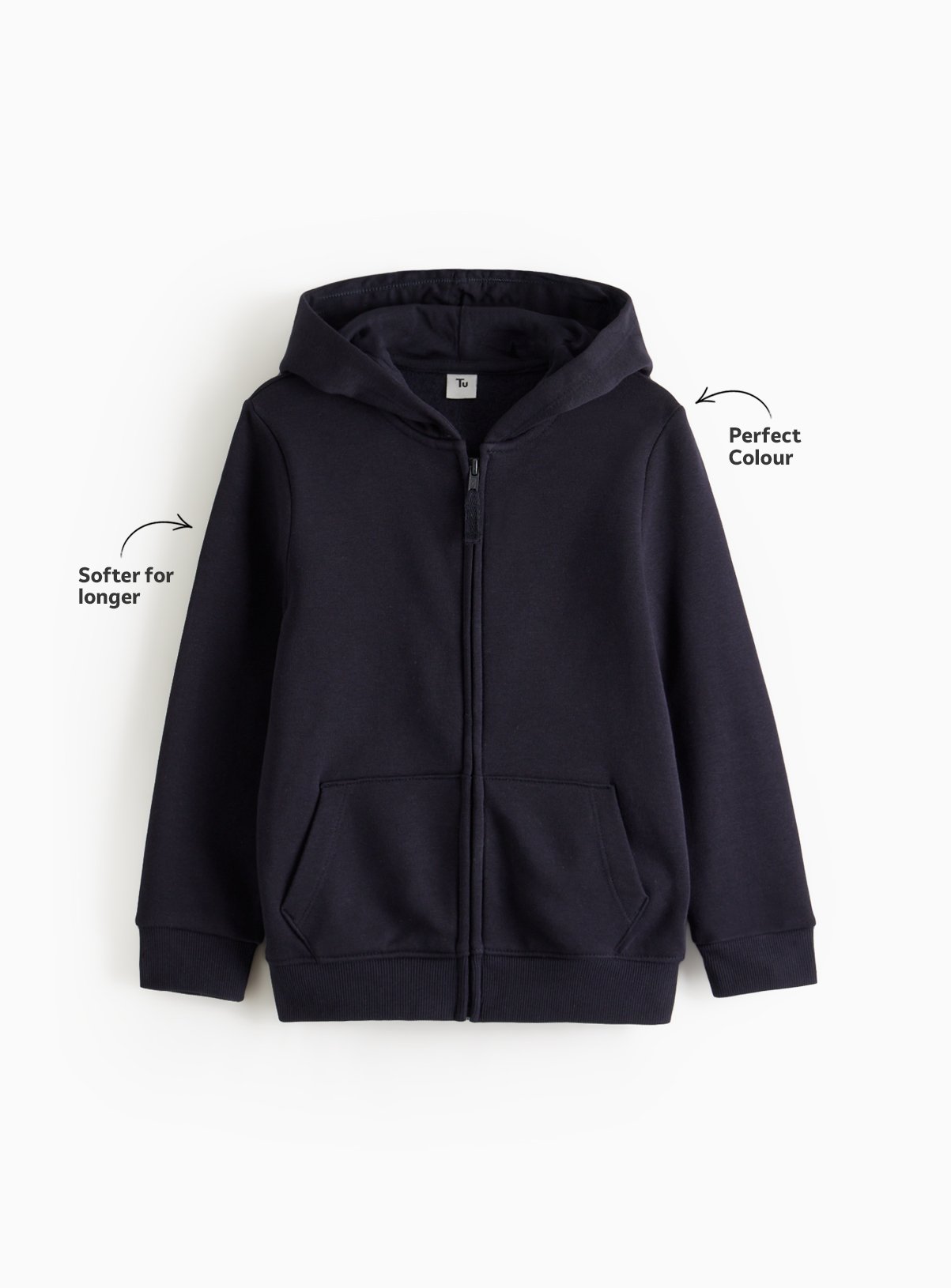 Unisex Navy Sweat Hoodie  14 years