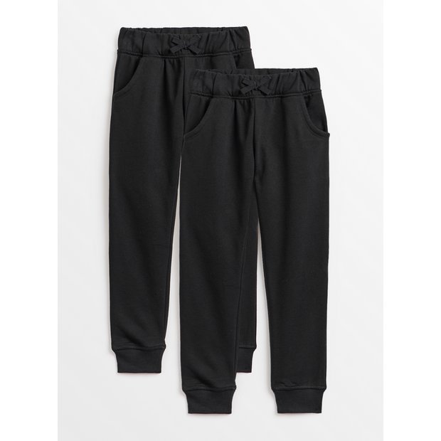 Black Jogging Bottoms - 3-4 Years