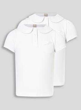 White Jersey Polo 2 Pack 